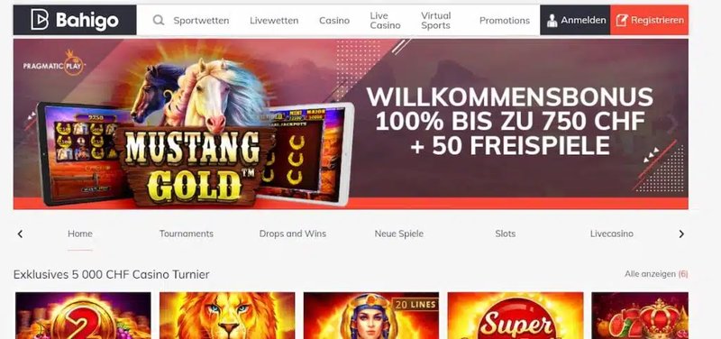 Willkommen im Bahigo Casino: Die Nummer 1 der Online Casinos in der Schweiz.