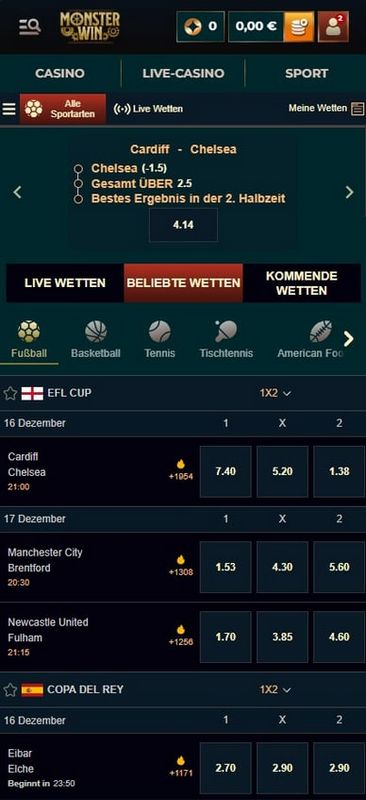 Évaluation du site MonsterWin Casino Évaluation du site MonsterWin Casino